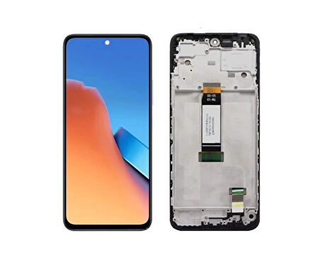 Xiaomi Uyumlu Redmi 12 Lcd Ekran Dokunmatik Siyah Çıtalı