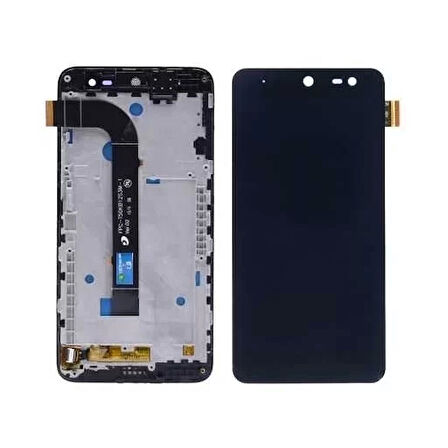 General Mobile Uyumlu Discovery Android E3 4g Lcd Ekran Siyah Çıtalı