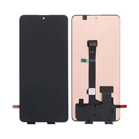 Xiaomi Uyumlu Redmi Note 13 Pro Plus 5G Lcd Ekran Dokunmatik Siyah Çıtasız Servis