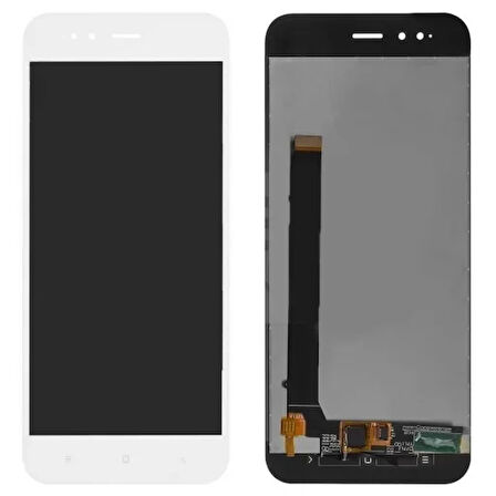 Xiaomi Uyumlu Mi 5x Lcd Ekran Beyaz Çıtasız