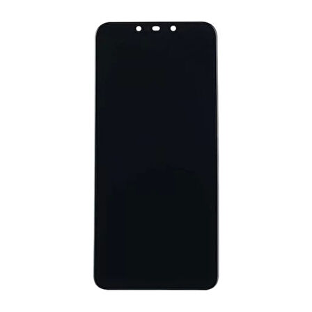 Huawei Uyumlu P Smart Plus 2019 Lcd Ekran Siyah Çıtasız
