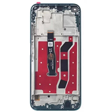 Huawei Uyumlu P40 Lite E Lcd Ekran Mavi Çıtalı Servis