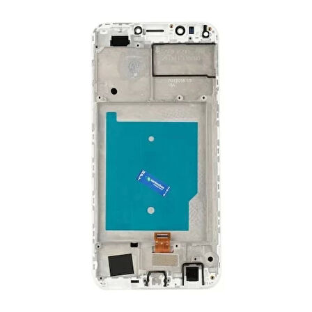 Huawei Uyumlu Y7 Prime 2018 Lcd Ekran Beyaz Çıtalı