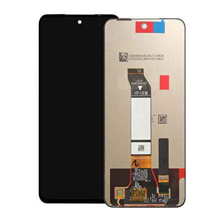 Xiaomi Uyumlu Redmi 10 2022 Lcd Ekran Dokunmatik Siyah Çıtasız