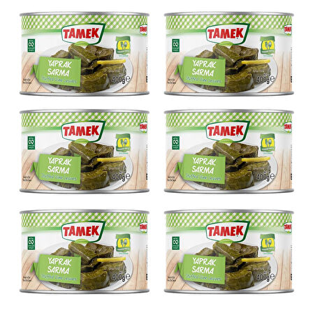 Tamek Yaprak Sarma 400 gr x 6 Adet