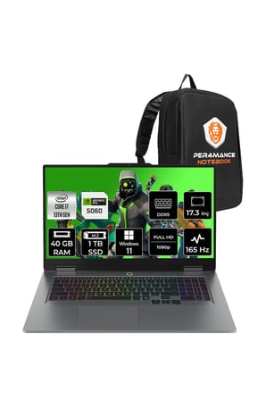LOQ 17IRX10 i7 13700HX 40GB 1TB SSD RTX5060/8GB 115W 17.3" FHD 165Hz W11P Gaming Laptop