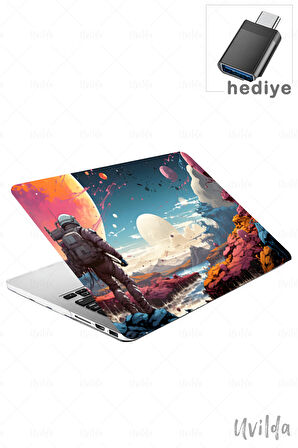 MacBook Pro 16 A2485 uyumlu Kaos-22 HD Baskı Msoft Macera Astronot