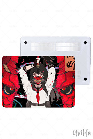 MacBook Pro 13 A2338 A2289 A2251 A2159 A1989 A1708 A1706 uyumlu Japon-17 Msoft Koruyucu Samuray Kız