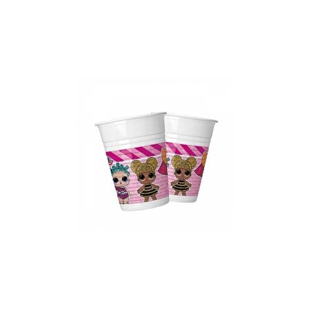 LOL BEBEK BARDAK PLASTİK 8'Lİ