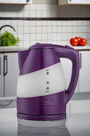 Awox Orbit Gizli Rezistanslı Kettle Mürdüm