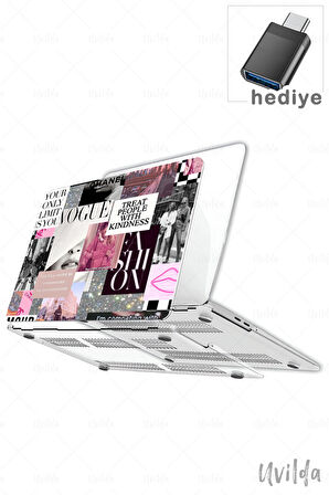 MacBook Pro 14 A3401 A3185 A3112 A2992 A2918 A2779 A2442 uyumlu Derin 6 HD Msoft Koruma Moda Magazin