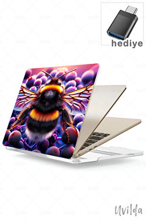MacBook Pro 13 A2338 A2289 A2251 A2159 A1989 A1708 A1706 uyumlu Nefes-1 TPU Msoft Yaban Arısı