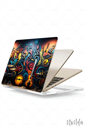 MacBook Air 13.6 A3113 A2681 uyumlu Nefes-16 Kapak Msoft Melodi ve Müzik