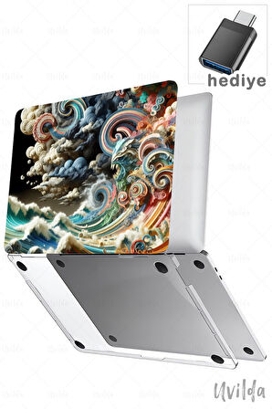 MacBook Air 15 A3114 A2941 uyumlu Derin 22 Msoft Darbe Emici Dalga ve Duygu