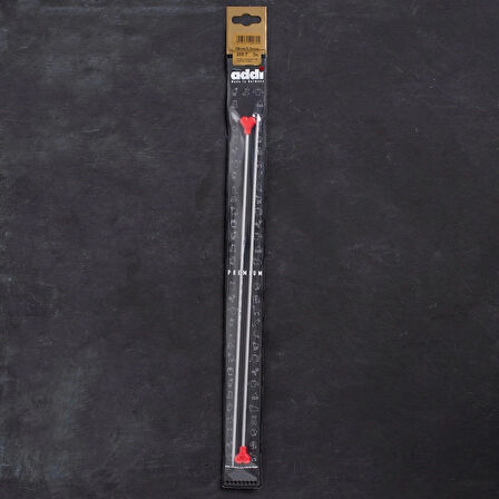 Addi Kalpli 3mm 35cm Klasik Alüminyum Örgü Şişi -