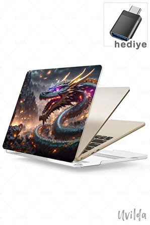 MacBook Pro 13 A2338 A2289 A2251 A2159 A1989 A1708 A1706 uyumlu Nefes-15 Notebook Msoft Ejderha Işıklar