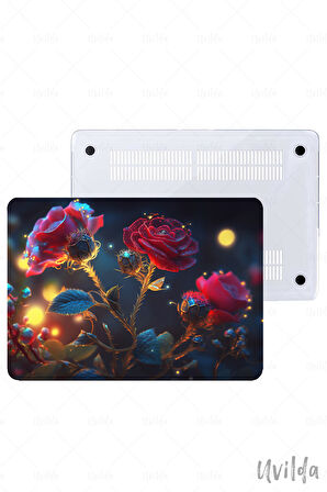 MacBook Pro 13 A2338 A2289 A2251 A2159 A1989 A1708 A1706 uyumlu Derin 17 Msoft Önleyici Gece ve Gül