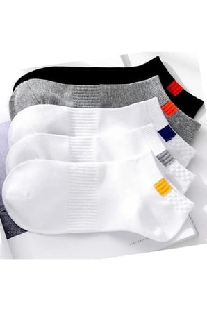 5’li Unisex Patik Çorap Pamuklu Günlük Spor Çorap Seti