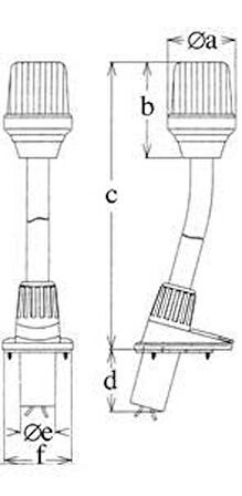 Silyon feneri. Soketlidir, basitçe braketten çıkarılabilir 12V/10W Siyah