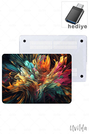 MacBook Pro 16 A2780 uyumlu Derin 23 Şeffaf Msoft Renkli Tüyler