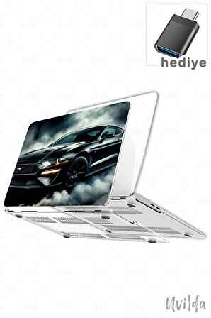 MacBook Pro 14 A3401 A3185 A3112 A2992 A2918 A2779 A2442 uyumlu Otomo-1 PVC Msoft Siyah Mus.tang