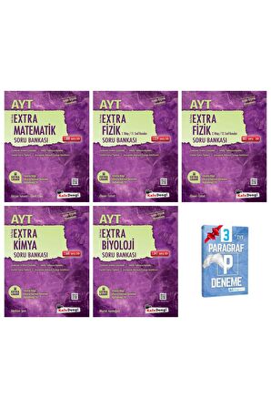 AYT Extra Matematik Fizik 1-2 Kitap Kimya ve Biyoloji Soru Bankası