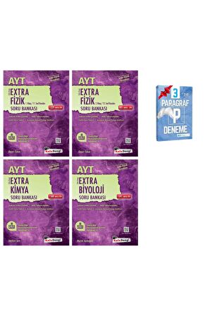 AYT Extra Fizik 1-2 Kitap Kimya ve Biyoloji Soru Bankası