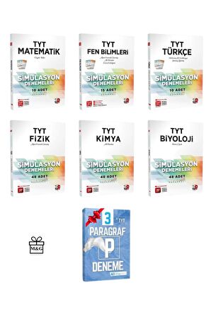 TYT Matematik Fen Türkçe Fizik Kimya ve Biyoloji Simülasyon Deneme