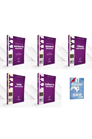 TYT Matematik Geometri Türkçe Tarih Coğrafya Soru Bankası Set