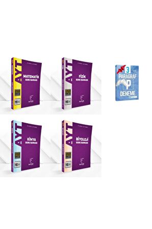 AYT Matematik Fizik Kimya ve Biyoloji Soru Bankası Set