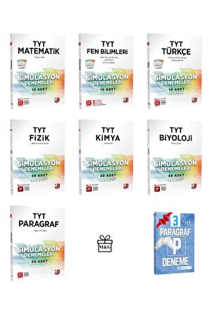 TYT Mat Fen Türkçe Fizik Kimya Biyoloji Paragraf Simülasyon Deneme