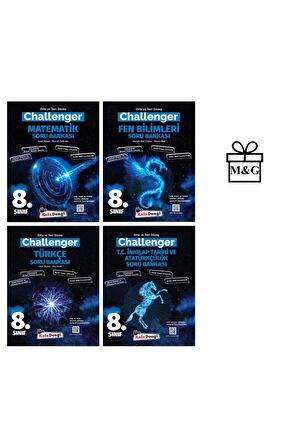 LGS 8.Sınıf Challenger Matematik Fen Bilimleri Türkçe ve İnkılap Soru Bankası