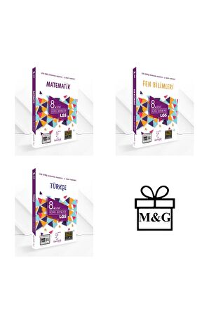 LGS 8.Sınıf Matematik Fen Türkçe Soru Bankası