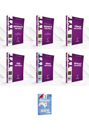 TYT Matematik Geometri Türkçe Fizik Kimya Biyoloji Soru Bankası Set