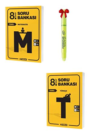 LGS 8.Sınıf Temel Matematik ve Türkçe Soru Bankası