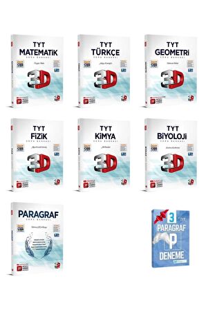 TYT Matematik Geometri Türkçe Fizik Kimya Biyoloji Paragraf Soru Bankası