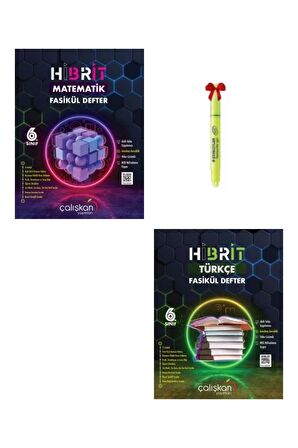 6.Sınıf Hibrit Matematik ve Türkçe Fasikül Defter