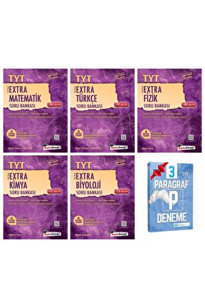 TYT Extra Matematik Türkçe Fizik Kimya ve Biyoloji Soru Bankası