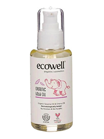 Ecowell Organik Bebe Yağı (100 ml)