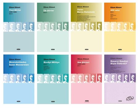 Nazım Hikmet Bütün Şiirleri 8 Kitap Set