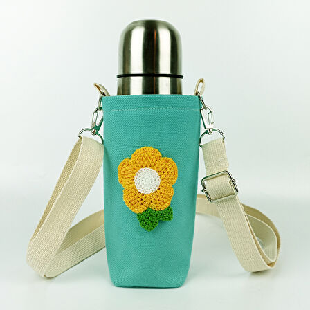 Woodycord 0,5 Litrelik Matara Kılıfı Su Şişesi Taşıma Çantası Water Bottle Bag