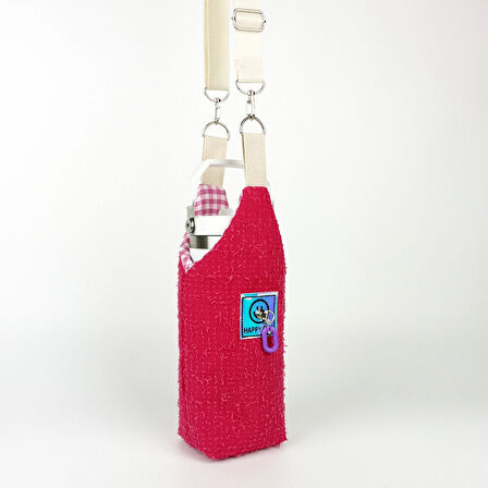 Woodycord El Yapımı U Model Matara Termos Kılıfı Happy Day  iceflow 0,89