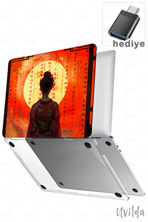 MacBook Air 15 A3114 A2941 uyumlu Japon-22 Msoft Korur Sakin Ay