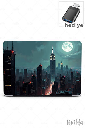 MacBook Air 13.6 A3113 A2681 uyumlu Kaos-7 Baskı Msoft Rüyalar ve Ay