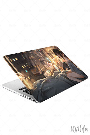 MacBook Pro 14 A3401 A3185 A3112 A2992 A2918 A2779 A2442 uyumlu Japon-3 Baskı Msoft Anime Kız
