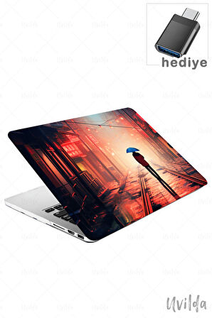 MacBook Pro 16 A2485 uyumlu Derin 7 HD Premium Msoft Yağmurlu Bir Gece