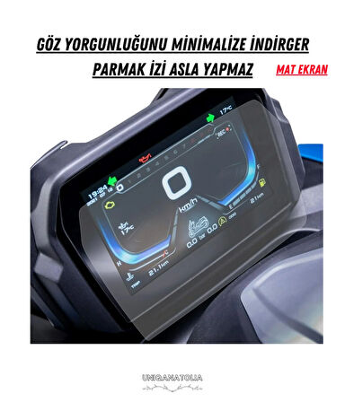 Voge 525 DSX 2023-2024 Dijital Gösterge Uyumlu Mat Ekran Koruyucu