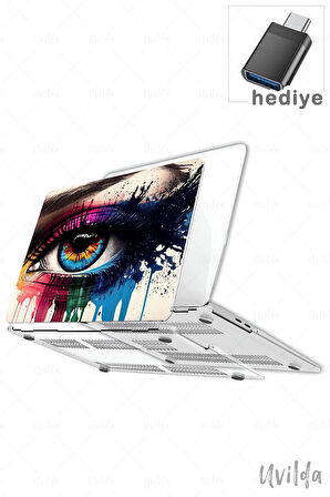 MacBook Pro 14 A3401 A3185 A3112 A2992 A2918 A2779 A2442 uyumlu Derin 5 Msoft UV Kapak Renk Göz