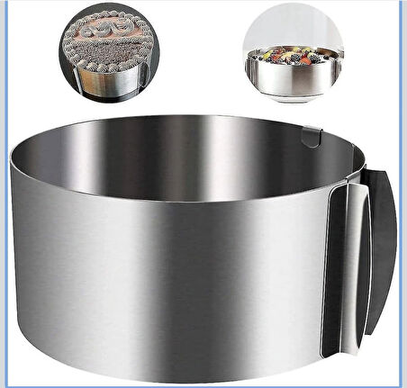 Ayarlanabilir kek kalıbı 16-30cm yükseklik 6 cm