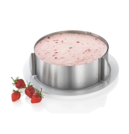 Ayarlanabilir kek kalıbı 16-30cm yükseklik 6 cm